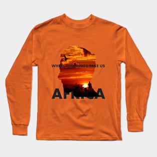 Where the wings take us - Africa Long Sleeve T-Shirt